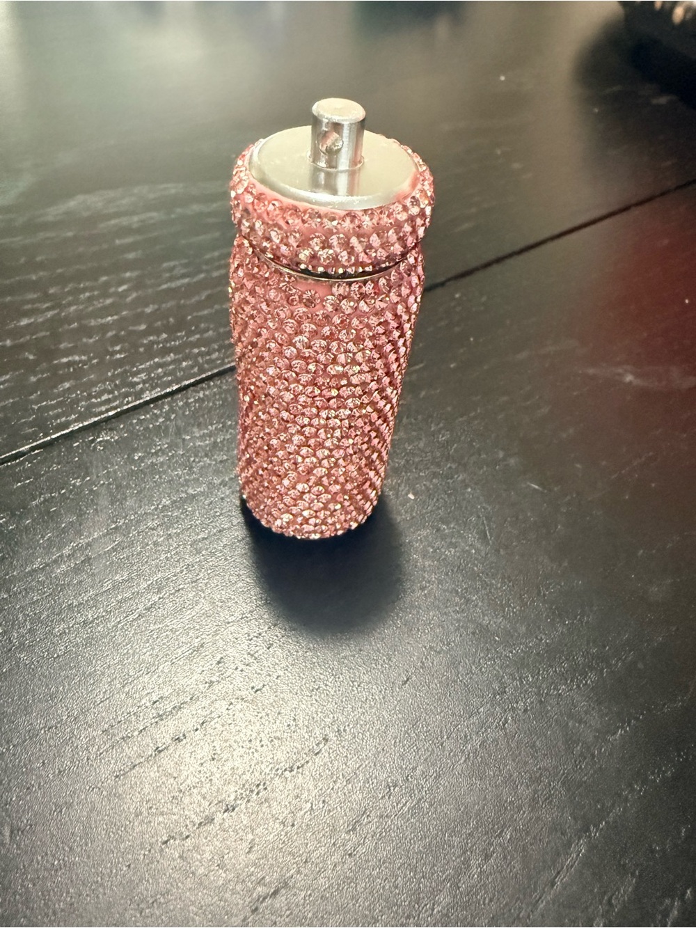 Pink Bling Crystal Metal Case